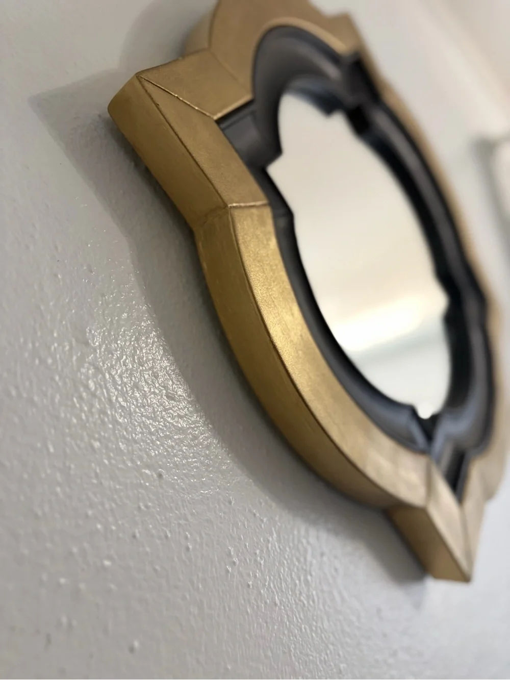 Ornate Gold and Black Decorative Wall Mirror - Home Wall Decor